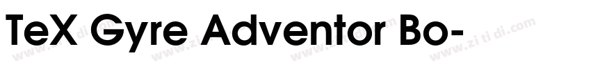 TeX Gyre Adventor Bo字体转换